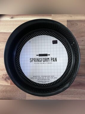 Black 9” Springform Pan